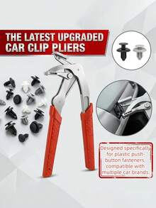 Car Panel Clip Removal Pliers, Heavy Duty Spring Loaded Fastener Rivet Remover, Automotive Clip Removal Tool, Non-Destructive Removal Of Car Door Panels, Interior And Exterior - Disassembly Pliers - View 4