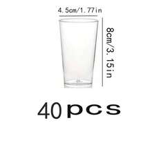 100/50/30/20/10pcs/Set High Transparency Thick Material 120ml Dessert Cups, Suitable For Tiramisu, Trifle, Pudding, Yogurt Cups And Other Desserts, Applicable For Commercial Bakery, Home Dessert Bar, Afternoon Tea Gathering, Elegant Transparent Design For Layered Desserts, Food Contact Material, Multiple Sizes Available To Meet Different Scenarios, Ideal Container For Creating Desserts. - View 15