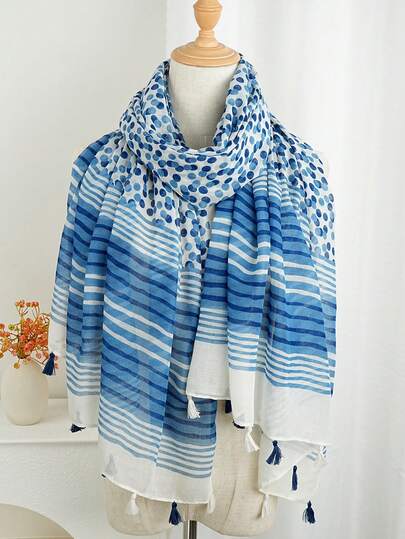 1 pieza Nuevo pañuelo estampado, pañuelo de cabeza de moda, pañuelo de cuello suave de lujo de 85*180CM para mujer, chal largo para exteriores, versátil para todas las estaciones
