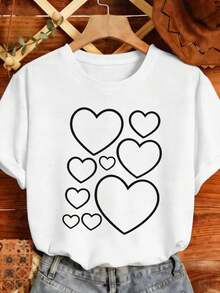 Dam-T-shirts - Vitt - Visa 2