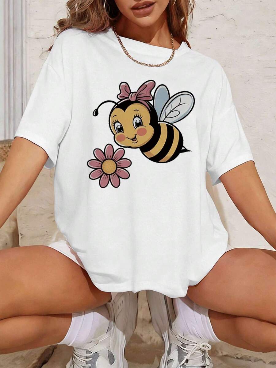 Women T-Shirts - White - View 1