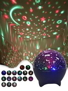 [RGB Magic Ball Light] LED Starry Sky Projector, USB Powered, Color Changeable, Suitable For Home, Living Room And Bedroom Decor, Ideal For Creating Atmosphere For Dates, Holidays, Birthday Parties, Perfect Gift For Friends - Multi-color light - View 6