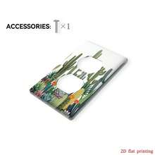 1pc Cactus Flower Switch Plate Cover - Modern Desert Style Light Switch Plate With Cactus Pattern, Easy Installation, Suitable For Bathroom, Office, Compatible With Outlet Covers, Adult Use, 2D Flat Design - Multicolor - View 12