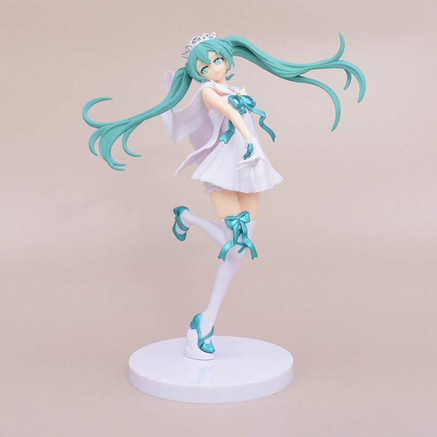 Beautiful Girl Series Figure, 2nd Generation Angel White Dress , Standing Anime Model Doll, Desktop Ornament Collectible Gift - 1 - Xem 1