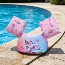 Happy wind Swim Áo phao bơi dày dặn, thoáng khí mùa hè, thích hợp cho bé trai và bé gái đi bơi, bãi biển và các bữa tiệc. - Nhiều màu - Xem 7
