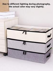 4 paires de boîtes de rangement pliables pour chaussures, grand organisateur de chaussures transparent avec poignée renforcée, étagère à chaussures modulable pour placard, rangement pliable en tissu sous le lit pour vêtements et chaussures - Voir 5