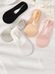 10 Pairs Ice Silk Mesh No-Show Socks, Anti-Slip Breathable Low Cut Invisible Socks For Summer - Multicolor - View 6