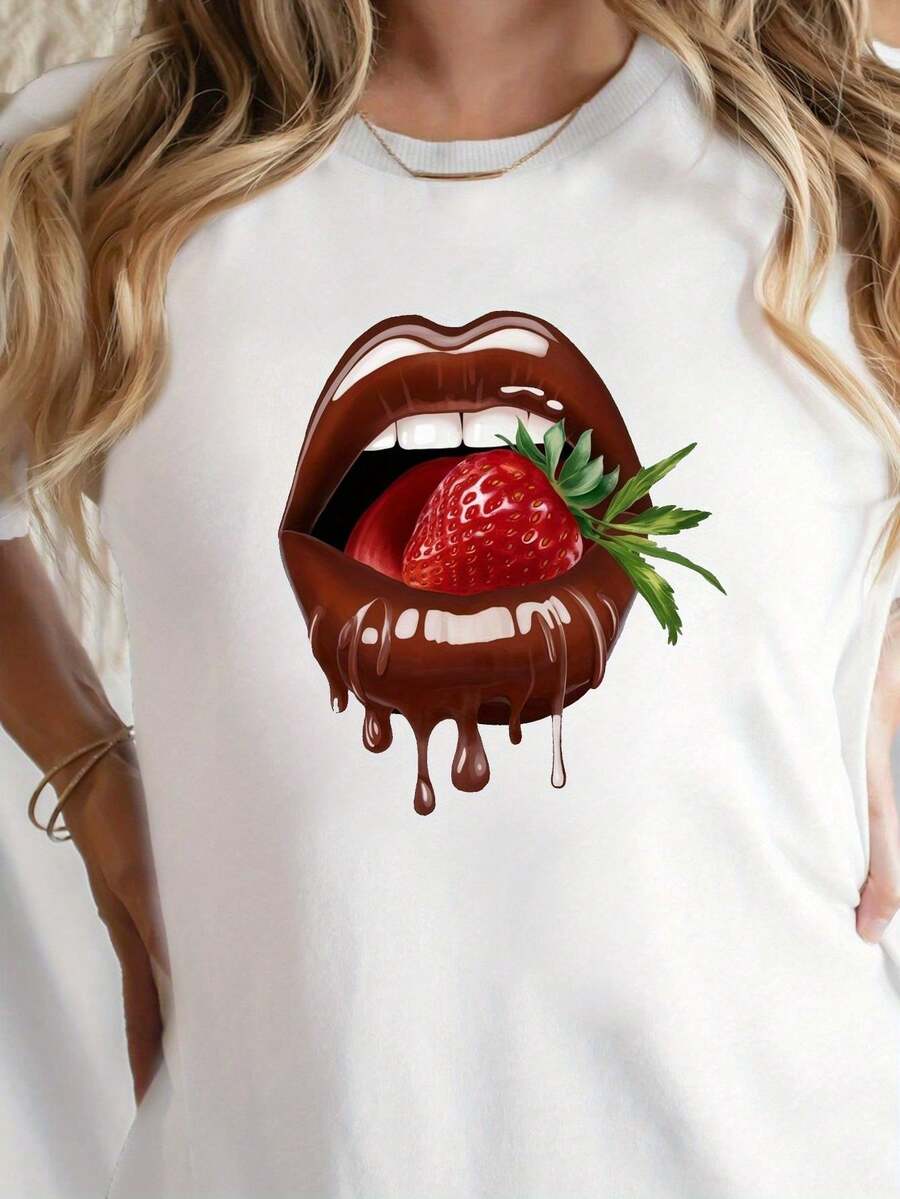Dam-T-shirts - Vitt - Visa 1