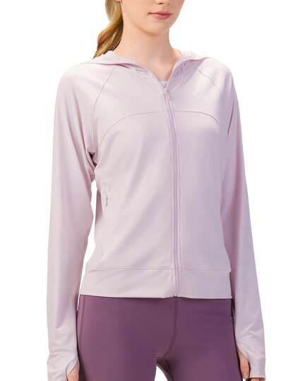 CAMEL CROWN Women's Sun Protection Jacket, Spring And Summer Cold White Skin Outdoor Original Yarn Sun Protection Jacket, Women's Waist-Cinching Slim-Fit Wet-State Cycling Sun Protection Jacket, Sports Jacket