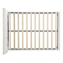Upholstered Bed, Iron Legs, Slatted Base, Simple Design, 140 X 190 Cm, Mattress Not Included, Sherpa Fabric, Beige Color. - Beige - View 11