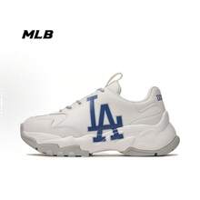 MLB Big Ball Chunky, Casual And Simple Low-Top LA Chunky Sneakers, Unisex Style. - White/Blue 3ASHC104N-07WHS - View 1
