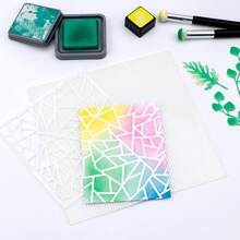 Tấm trộn dạng lưới có độ nhớt thấp, kích thước nhỏ/lớn, tấm xử lý nhựa quang nhạy trong suốt, dùng để cắt, dán sách và làm khuôn mẫu. - Hình vuông - Xem 10