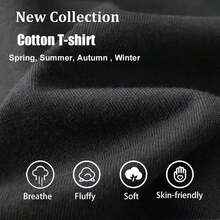 H-Arry S-Tyles Unisex White Crew Neck T-Shirt For Adults And Children, Casual Wear, Summer Clothes For Men, Summer Sets For Men, Vacation Clothes For Men, Cam - 軍綠色 - 查看 3
