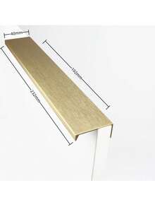 Maniglia per mobile montata sul bordo, di design moderno e minimalista, in lega di alluminio, adatta per accessori hardware di cucina, armadi e cassetti - Multicolore - Visualizzare 27