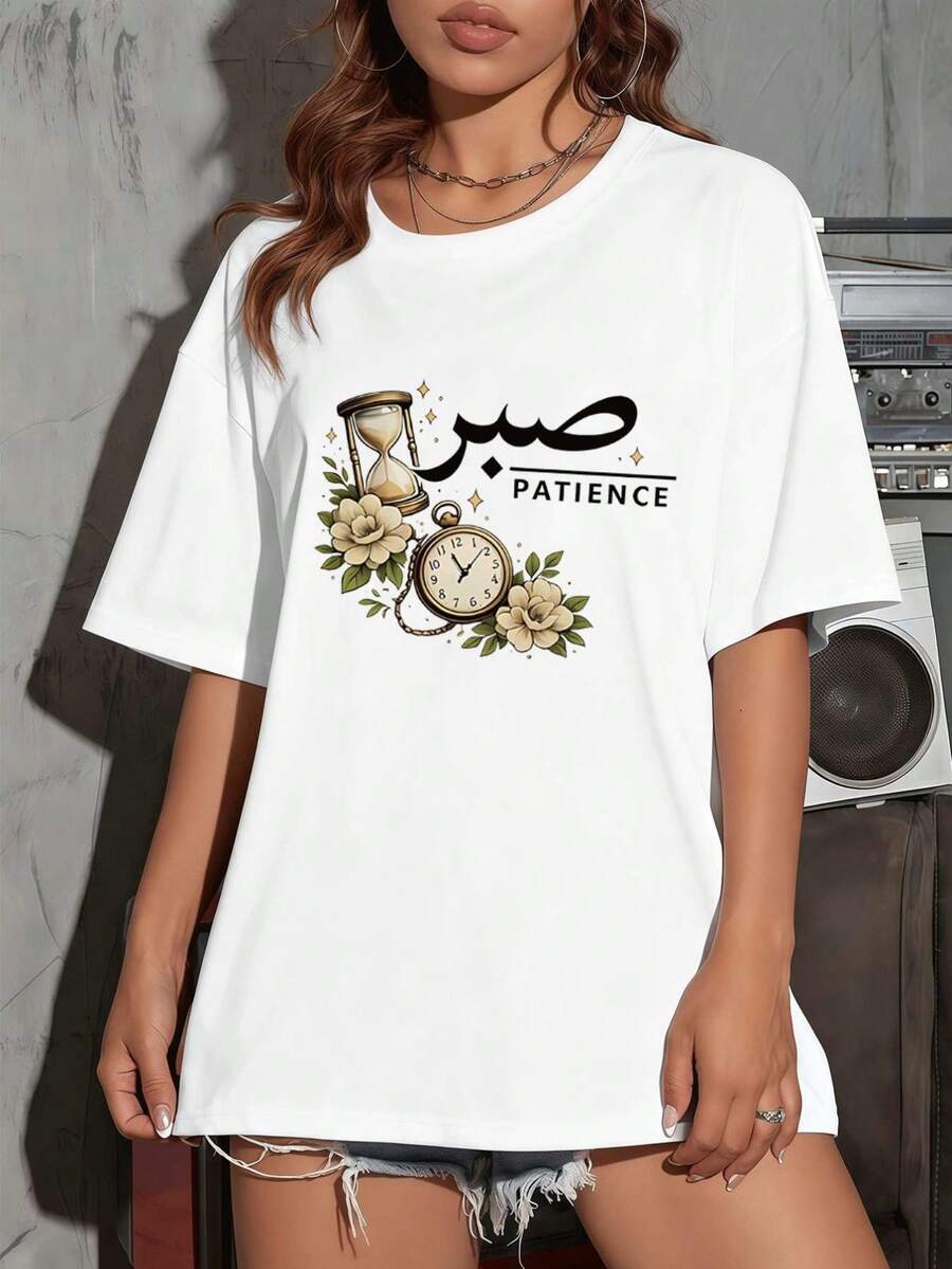 Dam-T-shirts - Vitt - Visa 1