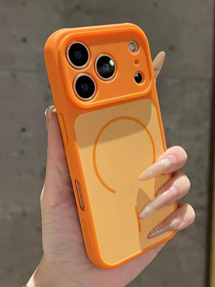 Luxury Skin Feel Matte Magnetic Lens Protective Shockproof Phone Case Compatible With IPhone 17 Pro Max 17 Pro 13 14 15 16 Pro Max 14 15 16 17 Heat Dissipation Bumper Back Cases Cover