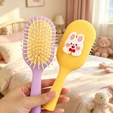 Lược đệm khí Macaron mới, lược massage mini dễ thương, lược nhỏ hoạt hình cho bé gái, lược làm mượt tóc. - Nhiều màu - Xem 4