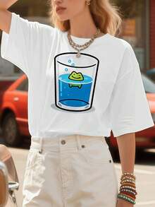 Women T-Shirts - White - View 1