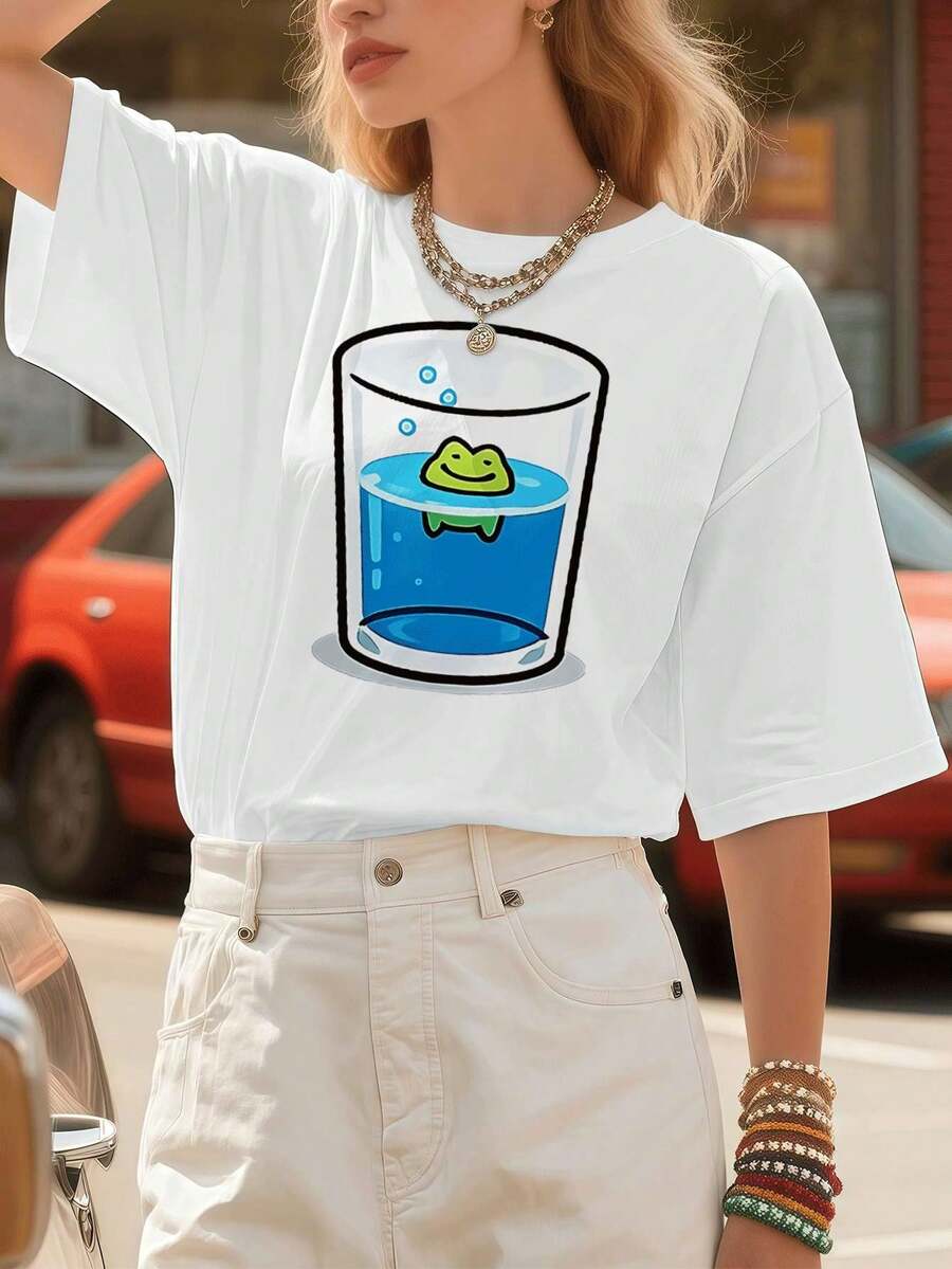 Women T-Shirts - White - View 1