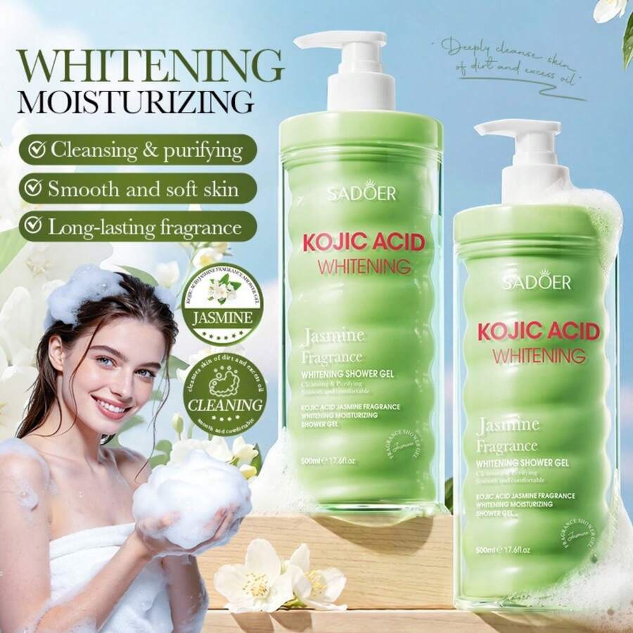 SADOER Salicylic Acid & Jasmine Body Wash, Moisturizing, Exfoliating, Brightening, Anti-Dryness, Long-Lasting Fragrance - Body Wash - View 1