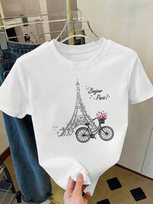 Women T-Shirts - White - View 2