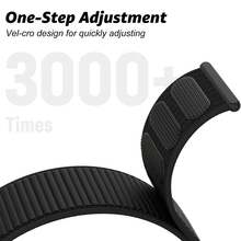 10条装或1条/套尼龙环形运动表带，兼容表带44mm、45mm、46mm、49mm、42mm、38mm、40mm、41mm，男女通用，兼容 Ultra、3、2、SE、Series 11、10、9、8、7、6、5、4、1等型号，透气柔软，适合户外活动。 - 彩色 - 查看 2