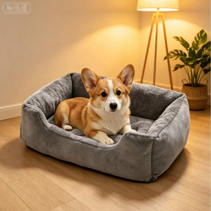 1pc Pet Bed Dog Bed Cat Bed, Rectangular Washable Pet Mat For Cats And Dogs, Suitable For Kittens, Puppies And Other Pets, Cat Gift, Comfortable And Breathable, All-Season Use, Applicable For Pet Stores, Pet Hospitals, Home Living Room, Bedroom