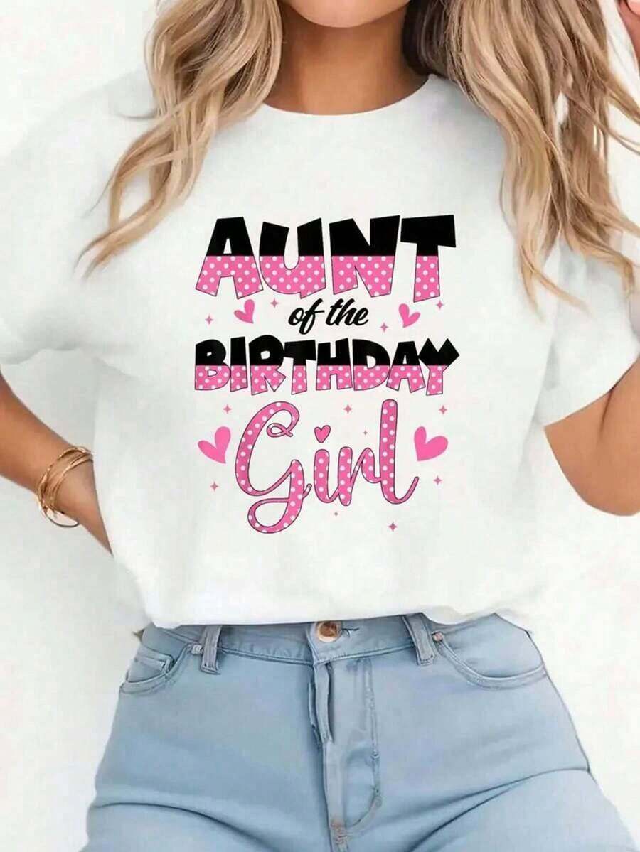 1 Piece Summer: Women's Printed Casual Shirt, Round Neck, Short Sleeve, Comfortable And Suitable For All Seasons, Machine Washable, Ideal For Outdoor Sports, Indoor Leisure, Commuting, Parties, Birthdays, Gift For Mom, 100% Cotton, Loose Fit, 180g, 100% Soft Cotton. - XXXL - 查看 1