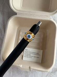 1pc Retro Exaggerated Devil's Eye Metal Gold Open Ring, Suitable For Attending Balls And Parties, Best Gift For Friends - Gold - View 7