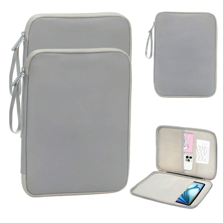 1 chiếc túi đựng laptop kiểu dáng đơn giản, thời trang, phù hợp với máy tính xách tay 11"/13"/14"/15", máy tính bảng, có lớp lót bên trong tối giản. - Nhiều màu - Xem 1