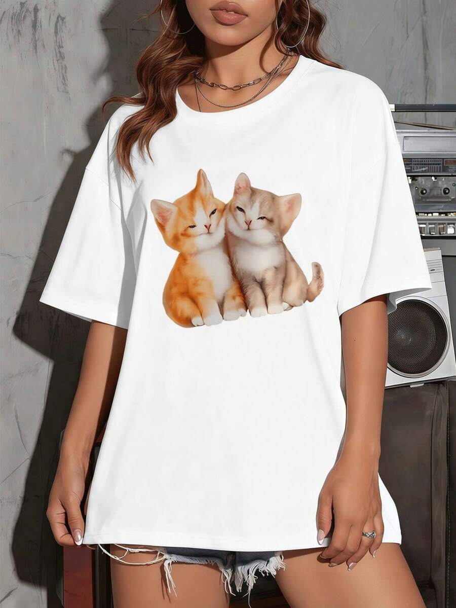 Women T-Shirts - White - View 1