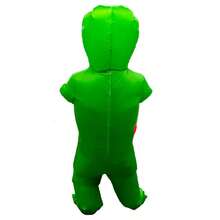 1pc Inflatable Adult Alien Hugging Costume, Fits Height 1.5-2m, Suitable For Christmas, Cosplay, Anime Character Roleplay, Party, Stage Performance And Masquerade. Blower Fan Not Included (Batteries Not Included) - Alien Ghost Reporter - View 5