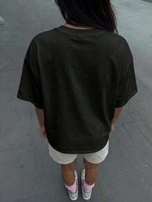 Dam-T-shirts - Svart 2 - Visa 3