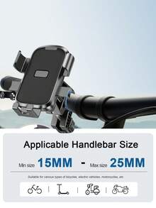 1 pieza Soporte universal para teléfono de bicicleta - Soporte giratorio 360° ajustable para GPS apto para ciclismo y senderismo - Para todos los teléfonos inteligentes - Accesorio esencial para bicicleta - Multicolor - Ver 6
