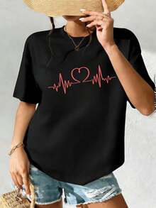 Women T-Shirts - Black - View 2