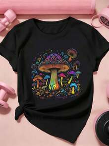 Women T-Shirts - Black - View 2