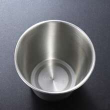 1/3 Piece Stainless Steel Mug - Single-Layer Metal Beer Mug Suitable For Camping And Outdoors - Durable Drinking Cup For Juices, Lemonade, Milk Tea, And Soft Drinks - Restaurant Buffet Commercial Use - Silver - View 3