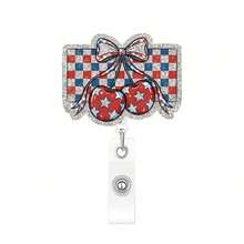 1pc Acrylic Retractable ID Card Holder, Classic 250th Independence Day Commemorative Gift - Multicolor - View 11