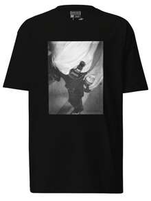 Unisex T-shirt Svart Grafisk T-shirt, Svartvit Foto T-shirt, Unisex Streetwear, herr-t-shirts, herrkläder, herrset, herr-t-shirt, herrartiklar, vardagsklänningar för kvinnor, damset, eleganta blusar, dam-t-shirts, damklänning - Svart - Visa 1