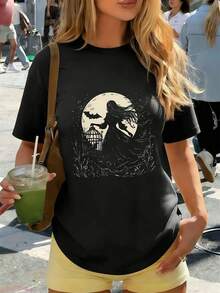 Women T-Shirts - Black - View 1