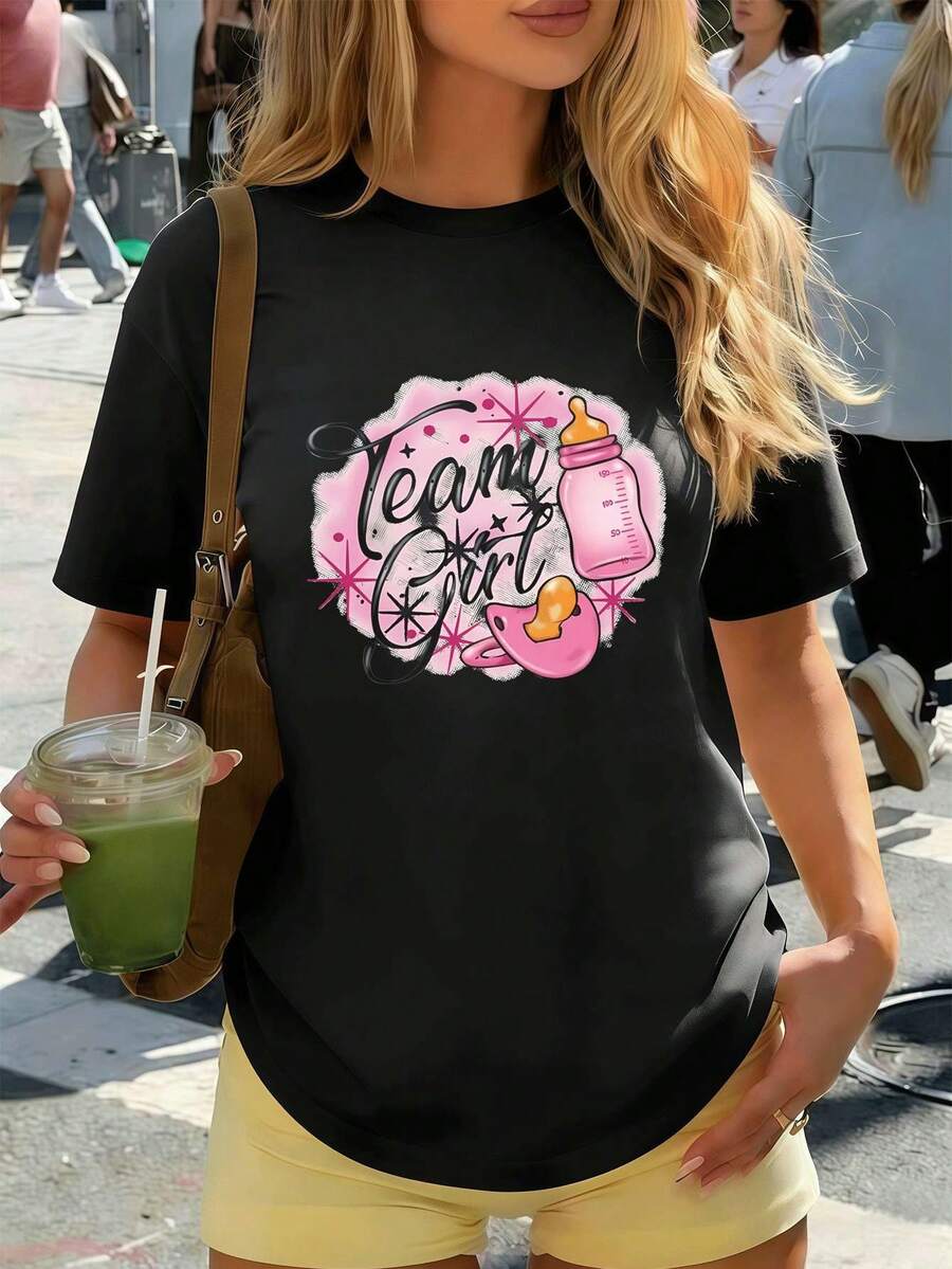 Women T-Shirts - Black - View 1