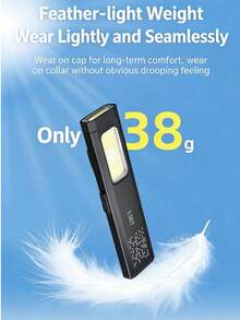 Ultra-Thin Flashlight, Compact Portable Mini Bright Rechargeable Long-Lasting Pocket Lamp For Auto Repair And Maintenance With Magnetic Adsorption - Portable Flashlight - View 6
