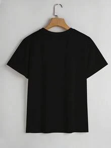 Camiseta de Mujer con Estampado de Letras de Graduación 2026 - Diseño de Graduación 2026 con Letras Rojas y el Número 26 - Camiseta Casual de Cuello Redondo y Manga Corta, Lavable a Máquina, Atuendo de Verano y Primavera, Regalos de Graduación para Mujer, Estilo Casual Elegante Y2k - Blanco - Ver 2