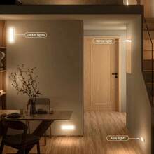 1 đèn LED cảm biến từ tính hiện đại, đèn LED cảm biến chuyển động, đèn ngủ trong nhà kích hoạt bằng chuyển động, lắp đặt dễ dàng bằng nam châm, sạc USB, kết hợp nhiều phòng, cảm biến chuyển động, ánh sáng trắng/ấm, áp dụng cho nhiều phòng, đèn cảm biến, đèn ngủ, đèn tủ, sạc USB, ánh sáng dịu nhẹ. Dải đèn LED chiếu sáng cho xe RV, đèn cảm biến chuyển động thông minh, 2 lựa chọn màu sắc. - Nhiều màu - Xem 7