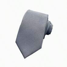 1pc Solid Color Casual Business Polyester (Polyester) Burgundy Black Plaid Handmade Tie For Men And Women, All Seasons - Multicolor - View 5