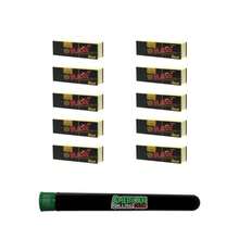 Raw Black Rolling Papers Tips (10 Pack) With American Rolling Club Tube - trắng - Xem 1