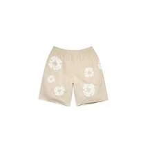Denim Tears Cotton Wreath Sweatshorts Cream - Multicolor - View 1