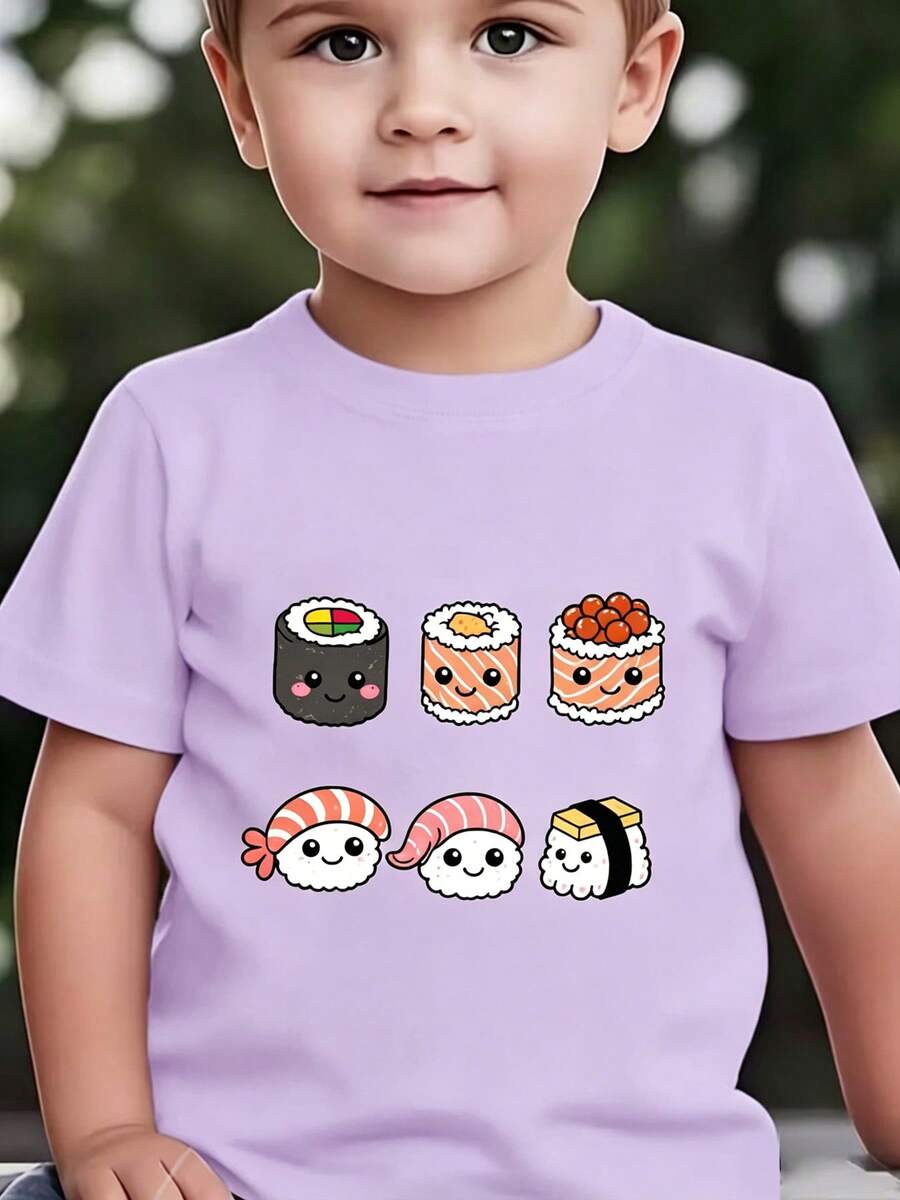 Young Boys T-Shirts - 淡紫色 - 查看 1