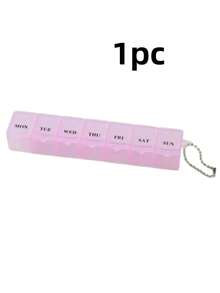 Medicine Box 7 Days A Week, Portable Mini Large Capacity English Seven Compartment Medicine Box, Medicine Storage Box - View 12