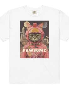 R C1At Grfico T1S1Hirt PawS1ome UniS1ex T1EE - Blanco - Ver 2